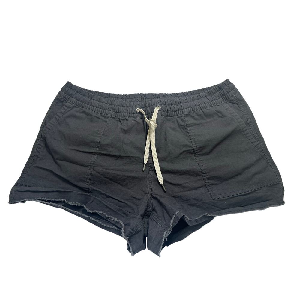 Vuori Vintage Ripstop Short Gray Raw Hem Size Large EUC Gorpcore Active